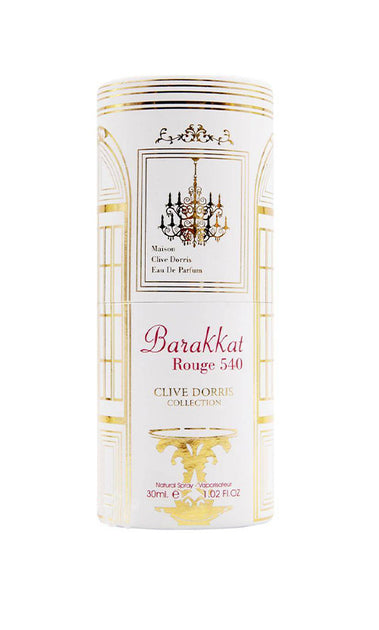 Clive Dorris Barakkat Rouge 540 by Fragrance World 30ml