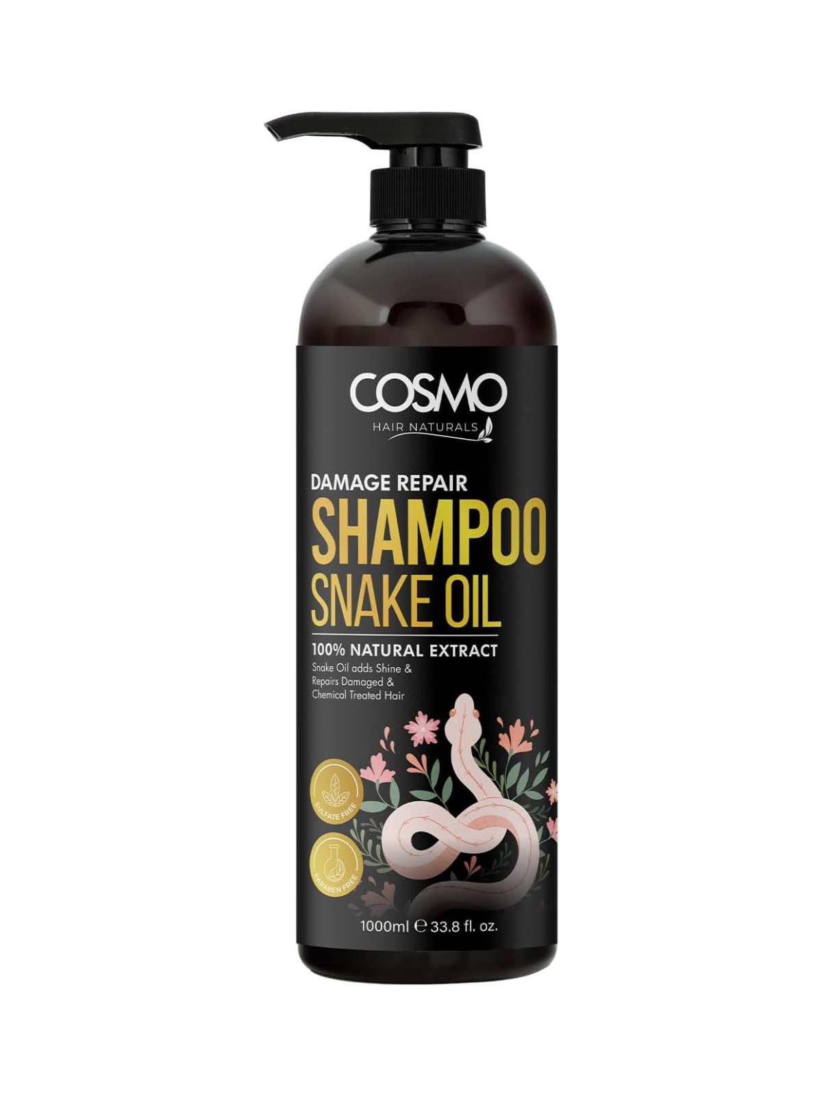Cosmo Damage Repair Snake Oil Шампунь 1000ml
