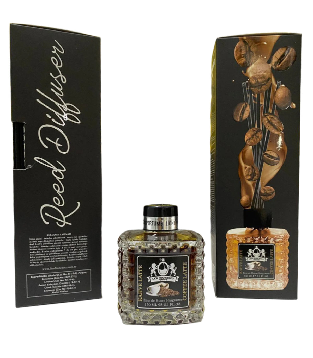 Coffee Latte Home Fragrance by Lion Francesco 150ml
