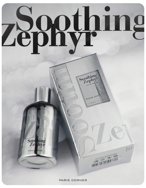 Paris Corner Soothing Zephyr Perfume Unisex 100ml