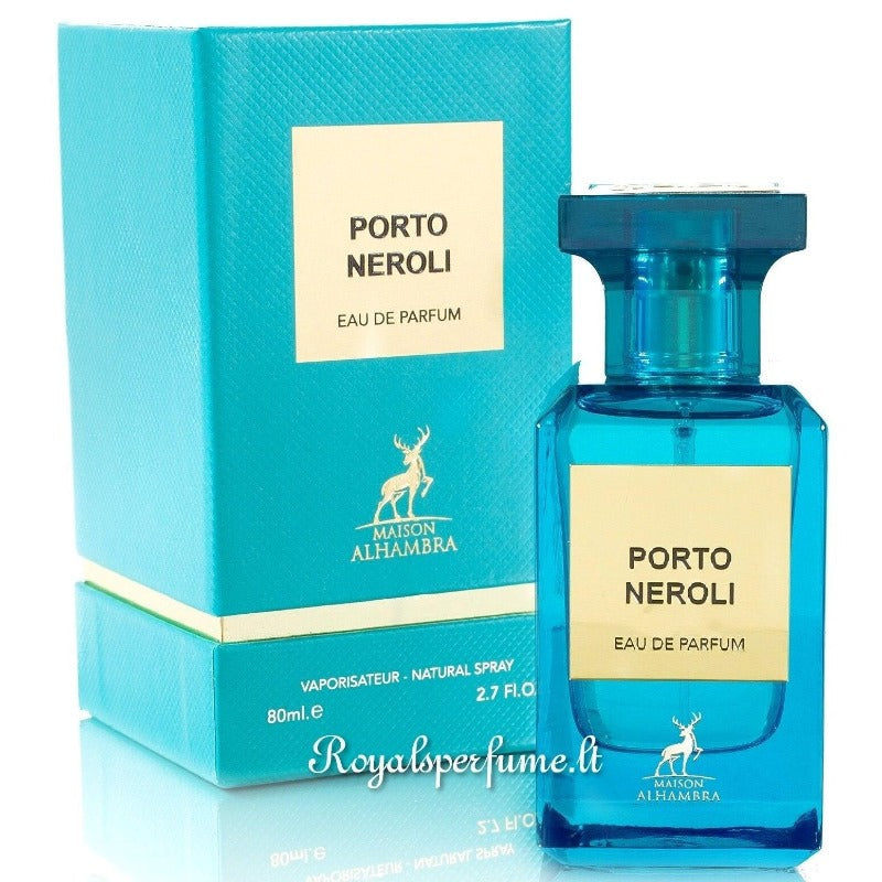 AlHambra Porto Neroli perfumed water unisex 80ml - Royalsperfume AlHambra Perfume