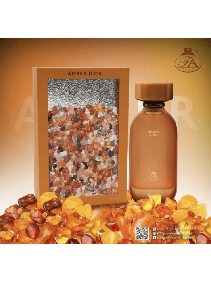 FW Amber D'OR perfumed water unisex 100ml - Royalsperfume World Fragrance Perfume