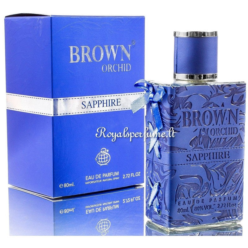 FW Brown Orchid Sapphire perfumed water for men 80ml - Royalsperfume World Fragrance Perfume