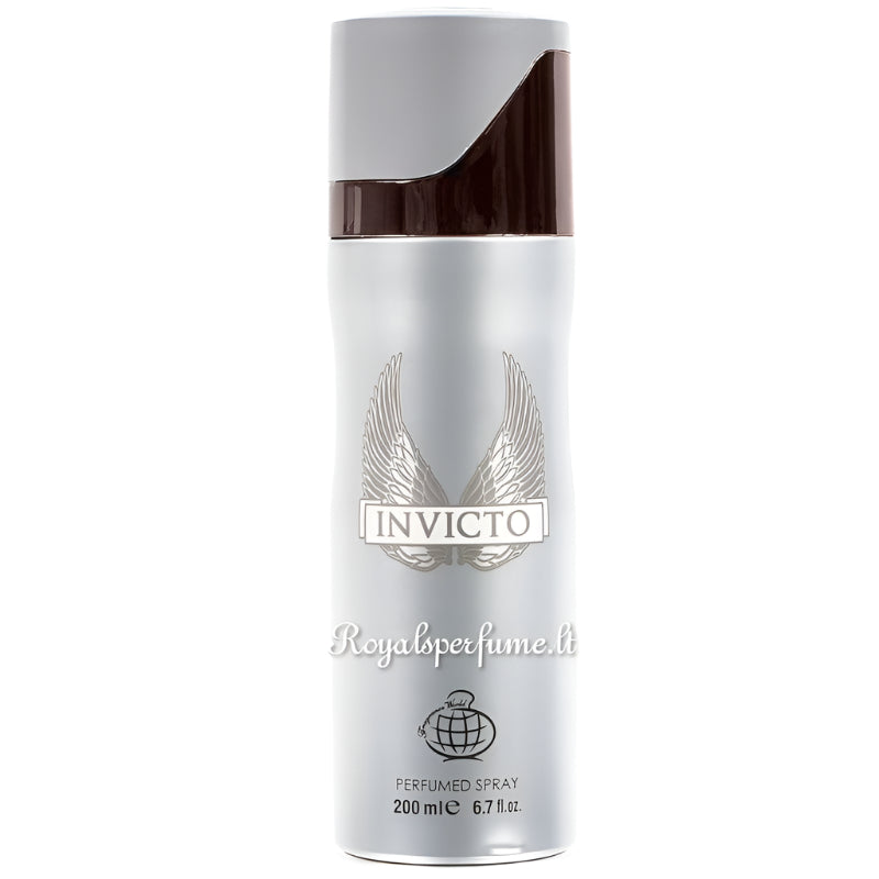 FW Invicto perfumed deodoran for men 200ml - Royalsperfume World Fragrance Deodorants