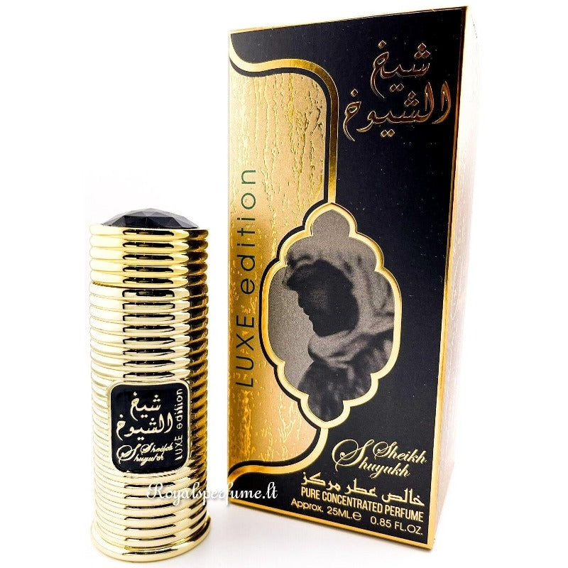 LATTAFA Sheikh Al Shuyukh Luxe Edition oil perfume unisex 25ml - Royalsperfume LATTAFA Perfume